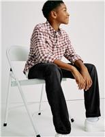 M&S Pure Cotton Relaxed Fit Jeans (6-16 Yrs) Dark Denim