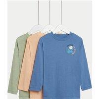 3pk Pure Cotton Tops (2-8 Yrs)