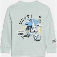 Pure Cotton Sonic the Hedgehog Top (2-8 Yrs)