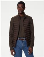 M&S Feather & Down Gilet Brown