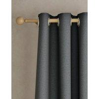 Brushed Eyelet Ultra Thermal Blackout Curtains