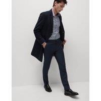 Slim Fit Elasticated Suit Trousers