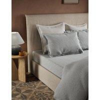 Pure Brushed Cotton Twill Deep Fitted Sheet