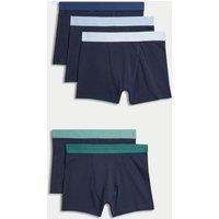 5pk Cotton with Stretch Trunks (5-16 Yrs)