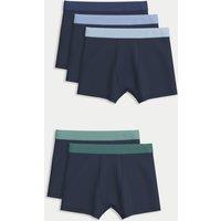 5pk Cotton with Stretch Trunks (5-16 Yrs)