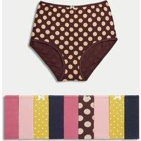 10pk Cotton Lycra Full Brief Knickers