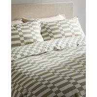 Cotton Rich Geometric Bedding Set