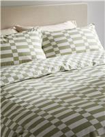 Cotton Rich Geometric Bedding Set
