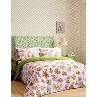 Pure Cotton Sateen Woodland Floral Bedding Set