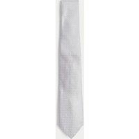 Slim Textured Pure Silk Tie