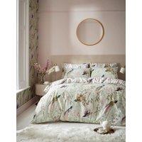 Pure Cotton Sateen Clavering Birds Bedding Set