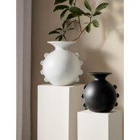Scallop Edge Ceramic Bouquet Vase
