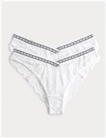 2pk Cleo Lace Miami Brazilian Knickers