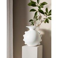 Large Scallop Edge Vase