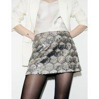 Sequin Mini Skirt