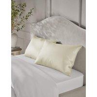 M&S Pure Mulberry Silk Pillowcase Natural