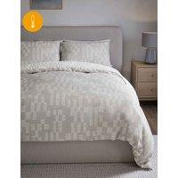 Pure Cotton Geometric Brushed Bedding Set