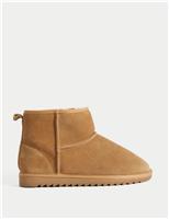 Suede Slipper Boots with Freshfeet