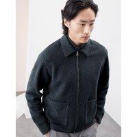 Fleece Jacket with Wool