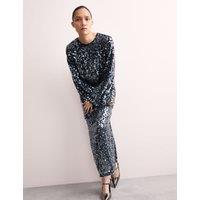 Sequin Midaxi Column Dress