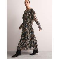 Floral Midaxi Column Dress