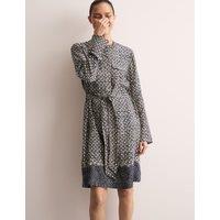 Printed Knee Length Shift Dress