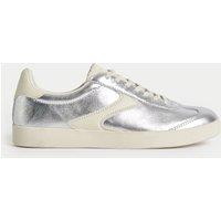 Leather Cupsole Side Detail Trainers
