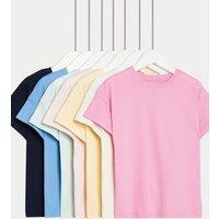 7pk Pure Cotton T-Shirts (2-8 Yrs)