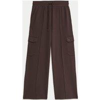 Ponte Utility Wide Leg Trousers