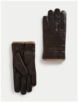 Leather Quilted Gloves