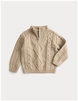 Knitted Ribbed Jumper (0-8 Yrs)