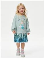 Cotton Rich Disney Frozen Sweatshirt Dress (2-8 Yrs)