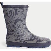 Kids Marble Wellies (4 Small - 7 Large)