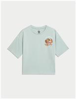 M&S Pure Cotton PAW Patrol T-Shirt (2-8 Yrs) Light Mint