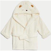 Pure Cotton Towelling Hooded Robe (0-3 Yrs)