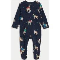 Kids Animal Party Family Christmas Sleepsuit (0-3 Yrs)