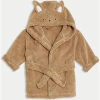 Pure Cotton Towelling Hooded Robe (0-3 Yrs)