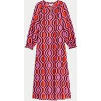 Pure Cotton V-Neck Midaxi Kaftan Beach Dress