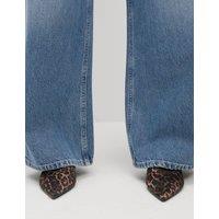 Mid Rise Wide Leg Jeans with Lyocell