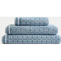 Pure Cotton Geometric Circle Towel