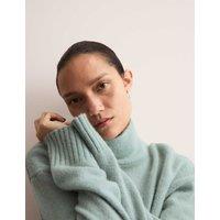 Mohair Blend Funnel Neck Jumper