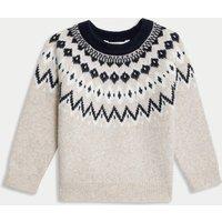 Patterned Knitted Jumper (2-8 Yrs)