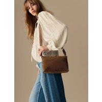 Suede Cross Body Bag