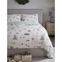 Pure Brushed Cotton Spencer Bear Bedding Set