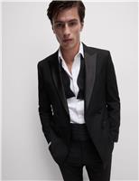 Slim Fit Double Breasted Tuxedo Jacket