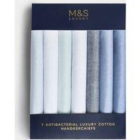 7pk Antibacterial Pure Cotton Handkerchiefs