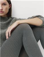 2pk 100 Denier Supersoft Ribbed Tights