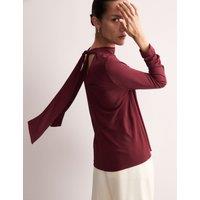 Jersey Drape Neck Top