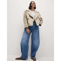 Mid Rise Relaxed Horseshoe Jeans