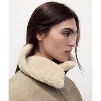 Faux Shearling Collared Jacket